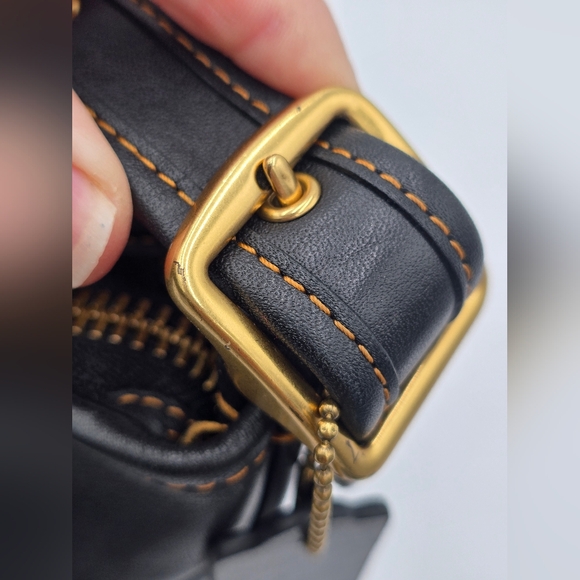 Coach Glovetanned Leather Andy Crossbody, EUC, Black - Picture 11 of 16